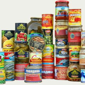 Can, Jars & Dry foods